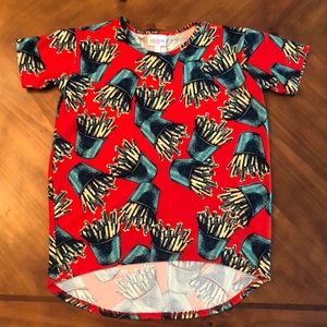 Lularoe Girls Fry shirt